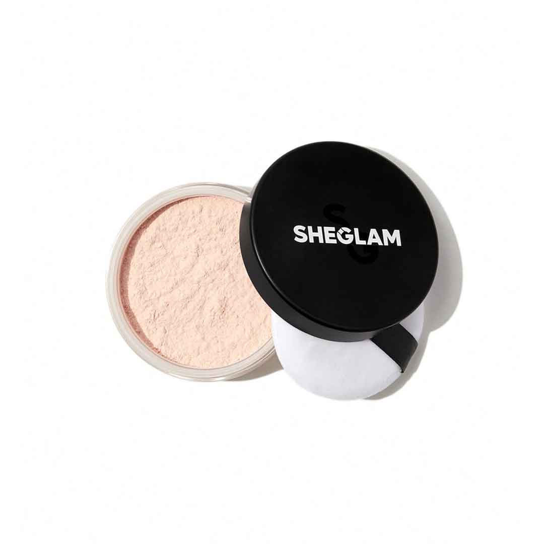 پودر فیکس رنگی light pink مدل baked glow شیگلم