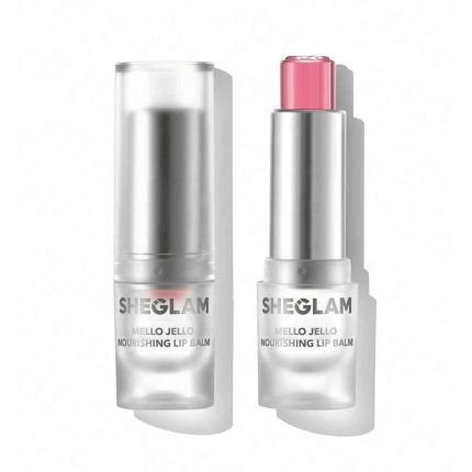 Cute and fun lip balm design with clear packaging pink color easy to use applicator girly look sheglam