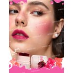 Model cheeks after Cheerio blush natural fresh radiant sheglam