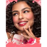 Model cheeks after Howdy gel blush fresh moist vibrant look with warm natural pink color suitable for all skin types creating a refreshing feel Sheglam