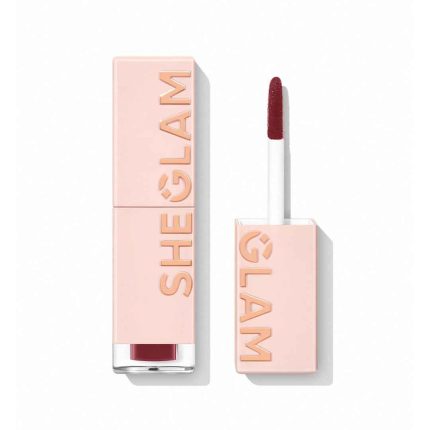 Slim modern tube with practical beautiful design soft precise applicator for smooth even lip color easy to carry sheglam