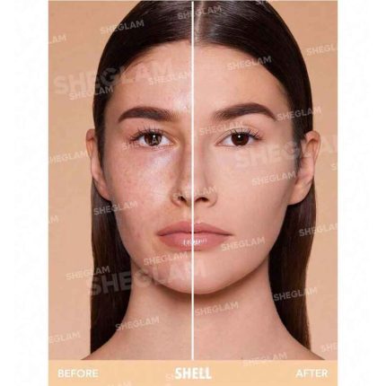 Warm toned nude shade creates even finish with no caking or creasing suitable for fair to medium skin natural coverage sheglam