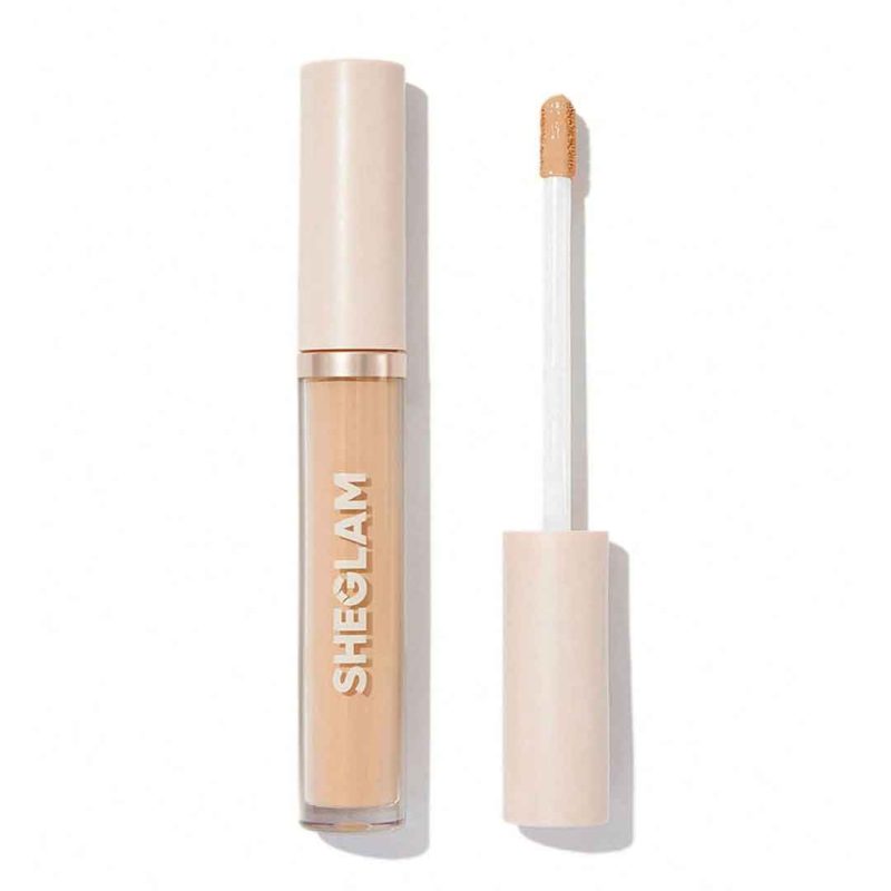 تیوپ شفاف با درپوش مات طلایی، طراحی کاربردی با اپلیکاتور بزرگ برای پخش آسان و یکنواخت کانسیلر – شیگلم