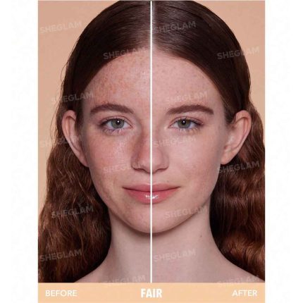 پوشش سبک و یکدست با جلوه‌ای مات و طبیعی، بدون ایجاد خطوط یا احساس سنگینی، مناسب پوست‌های روشن و جلوه‌ای طبیعی و فاقد نقص–شیگلم
