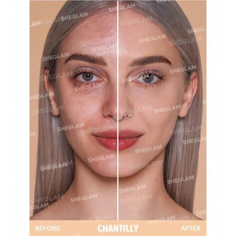 پوشش یکنواخت و سبک با جلوه‌ای مات و طبیعی، بدون ایجاد خطوط یا احساس سنگینی روی پوست، مناسب برای انواع پوست‌ها–شیگلم