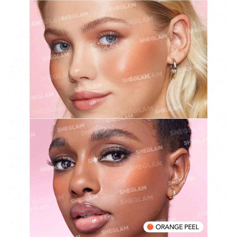 گونه‌هایی با جلوه پرتقالی مخملی، درخشندگی طبیعی و پوشش نرم بدون خطوط برجسته–شیگلم