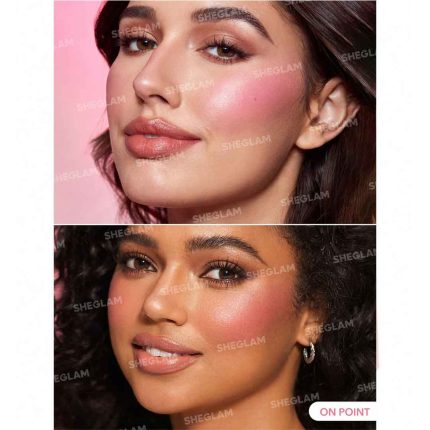 گونه‌هایی با جلوه‌ای درخشان و رنگ برجسته، پوششی نرم و یکدست بدون ماسیدگی–شیگلم