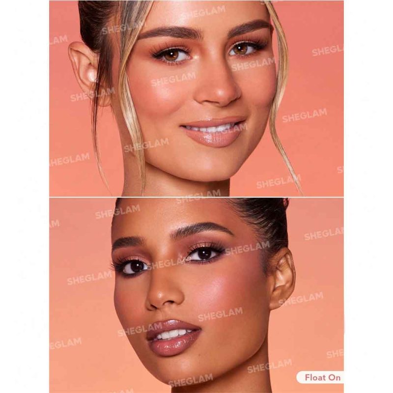 گونه‌هایی با رنگ طبیعی و نمای شبنمی، جلوه‌ای تازه و بی‌نقص بدون خطوط برجسته–شیگلم